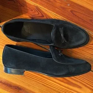 Yanko | Shoes | Yanko Handmade Belgian Loafers Black Size Us 